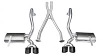 Corsa 1997-2004 Chevrolet Corvette C5 Z06 5.7L V8 Black Xtreme Cat-Back + XO Exhaust - Burkken Auto Parts