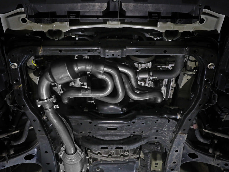 aFe Twisted Steel 304 Stainless Steel Header w/ Cat 13-19 Subaru Outback H4-2.4L - Burkken Auto Parts