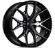 Vossen HF6-4 18x8.5 - 6x139.7 - ET35 - Mid - 106.1 - Tinted Gloss Black Wheel