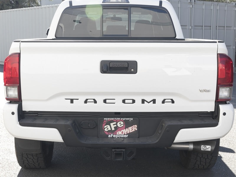 aFe MACH Force-Xp 2-1/2in 304 SS Cat-Back Exhaust w/Black Tips 2016+ Toyota Tacoma L4-2.7L / V6-3.5L - Burkken Auto Parts