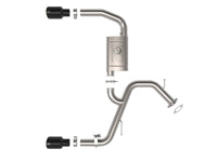 aFe Takeda Hyundai Elantra N 22-23 L4-2.0L (t) 3in SS Axle-Back Exhaust System w/ Black Tips - Burkken Auto Parts