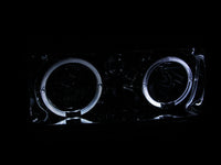 ANZO 1991-1994 Toyota Land Cruiser Crystal Headlights w/ Halo Chrome - Burkken Auto Parts
