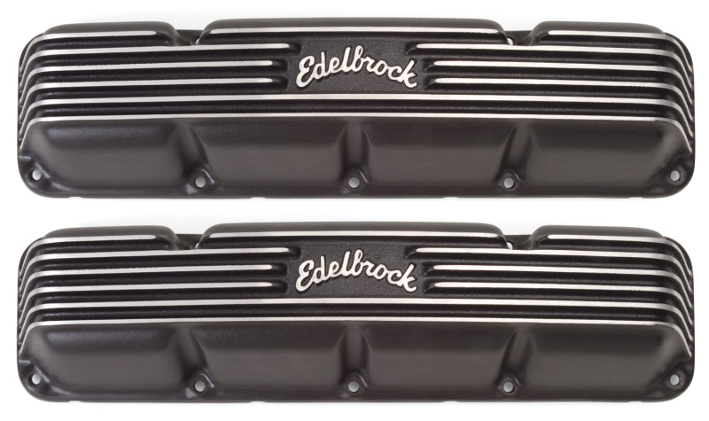 Edelbrock Valve Cover Classic Series AMC/Jeep 1967-91 290-401 CI V8 Black - Burkken Auto Parts