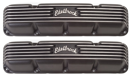 Edelbrock Valve Cover Classic Series AMC/Jeep 1967-91 290-401 CI V8 Black - Burkken Auto Parts