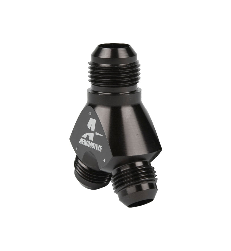 Aeromotive Y-Block - AN-10 - 2x AN-08 - Burkken Auto Parts