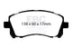 EBC 98-02 Subaru Forester 2.5 Greenstuff Front Brake Pads - Burkken Auto Parts