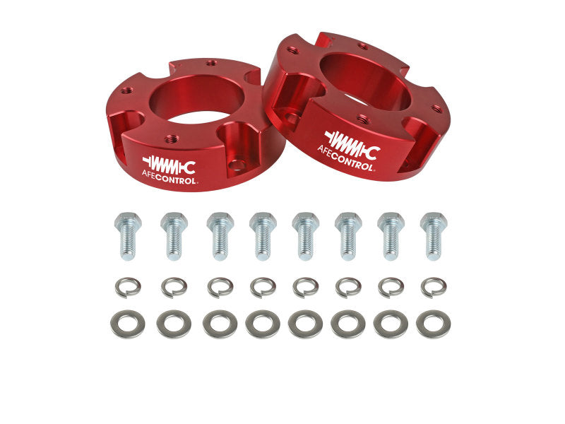 aFe CONTROL 2.0 IN Leveling Kit 07-21 Toyota Tundra - Red - Burkken Auto Parts