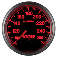 Autometer Elite Nascar 2-1/16in 100-260 Deg. F Water Temp. w/ Peak and Warn Gauge w/ Pro-Control - Burkken Auto Parts