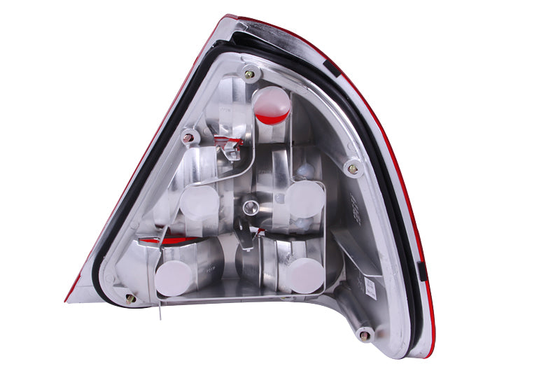 ANZO 1994-2000 Mercedes Benz C Class W202 Taillights Red/Clear - Burkken Auto Parts