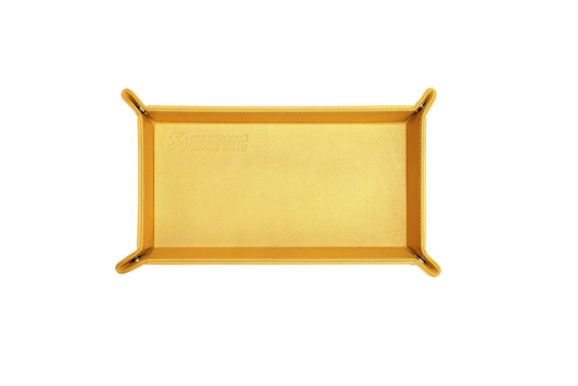 Akrapovic Leather Desk Valet - Yellow - Burkken Auto Parts