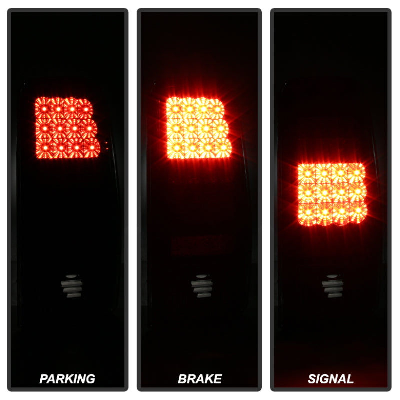 Spyder Chevy Suburban/Tahoe 1500/2500 00-06/GMC Yukon LED Tail Lights Chrome ALT-YD-CD00-LED-C - Burkken Auto Parts