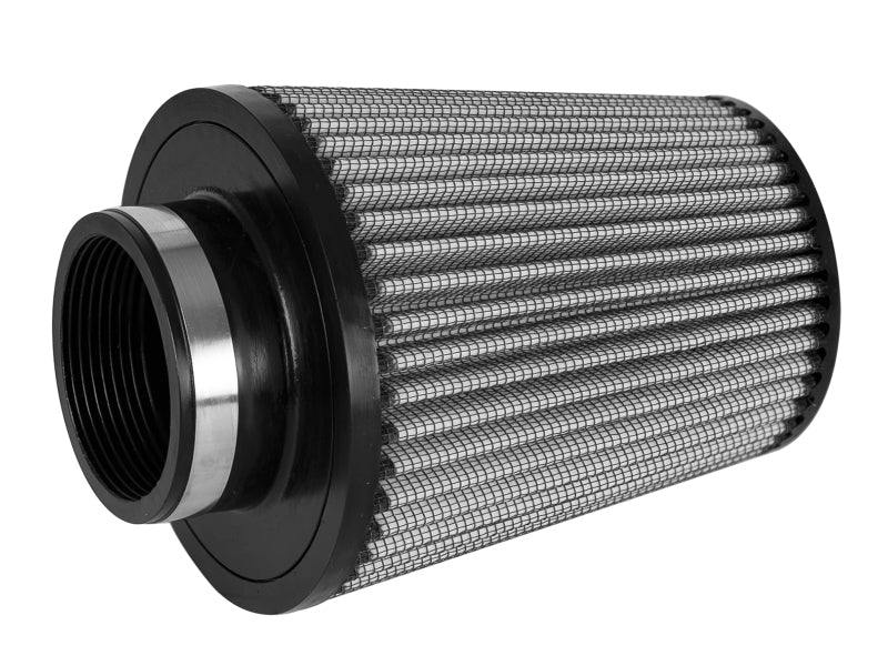 aFe MagnumFLOW Pro DRY S Universal Air Filter 3in F / 6in B / 4.5in T (Inv) / 7in H - Burkken Auto Parts