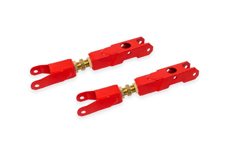 BMR 16-24 Chevrolet Camaro (6th Gen) Adjustable Rear Lower Control Arm - Red - Burkken Auto Parts