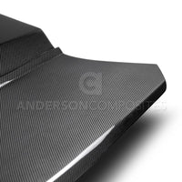 Anderson Composites 2016+ Type-AZ Camaro Double Sided Fiber Hood - Burkken Auto Parts