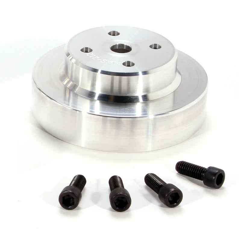 BBK 86-93 Mustang 5.0 Underdrive Pulley Kit - Lightweight CNC Billet Aluminum (3pc) - Burkken Auto Parts