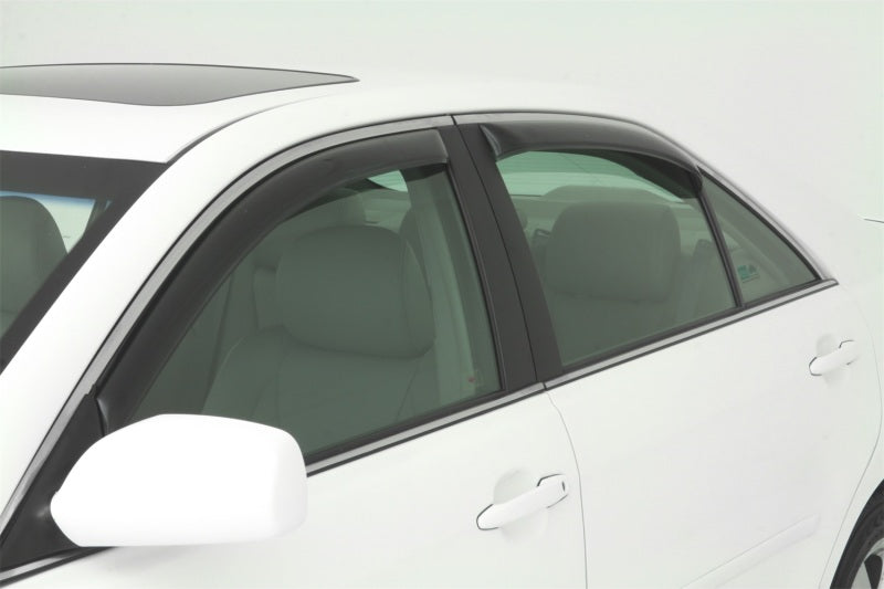 AVS 07-11 Toyota Camry Ventvisor In-Channel Front & Rear Window Deflectors 4pc - Smoke - Burkken Auto Parts