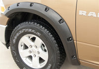 Lund 09-17 Dodge Ram 1500 RX-Rivet Style Textured Elite Series Fender Flares - Black (4 Pc.) - Burkken Auto Parts