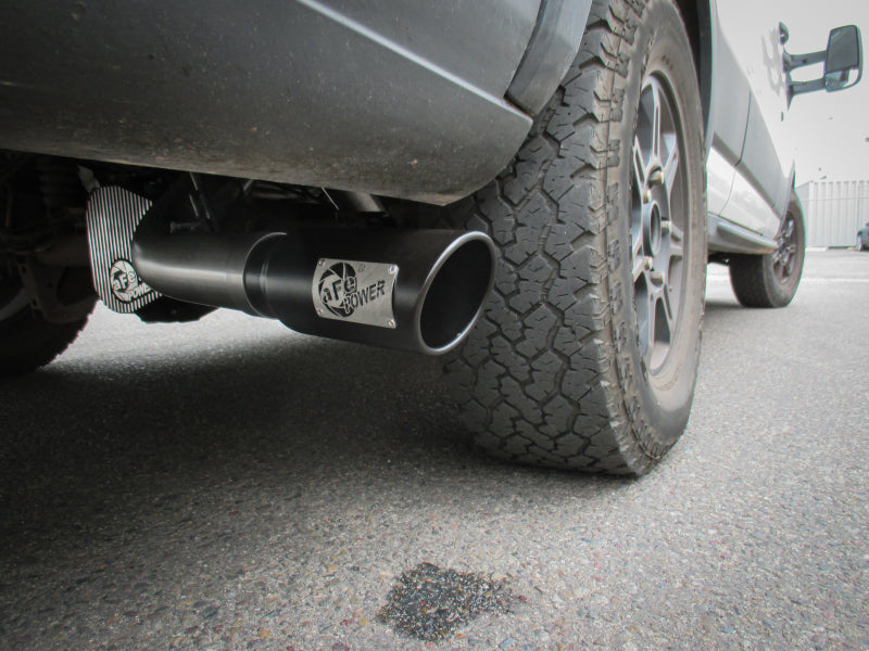 aFe Vulcan Series 3.5in 409 SS Cat-Back Exhaust 13-19 Ford Transit V6 3.5L (TT) w/ Black Tips - Burkken Auto Parts