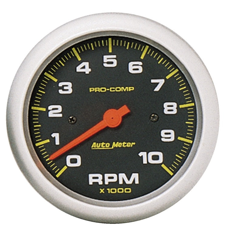 Autometer 3 3/8in Pro-Comp In-Dash 10000 RPM Tachometer - Burkken Auto Parts