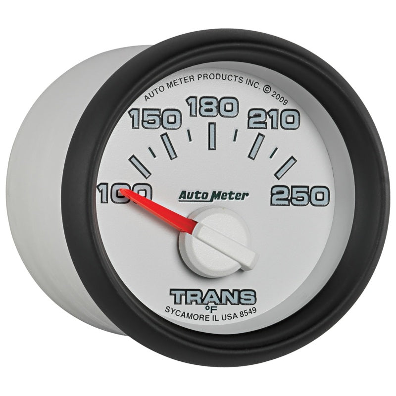 Autometer Factory Match 52mm Short Sweep Electronic 100-250 Deg F Transmission Temperature Gauge - Burkken Auto Parts