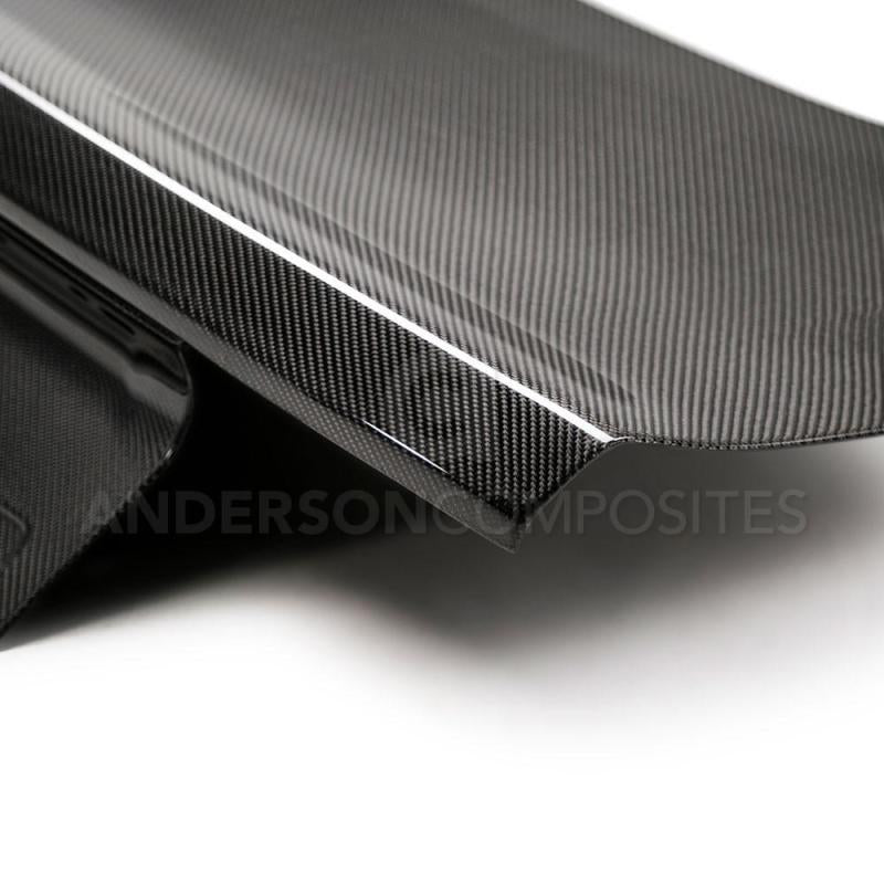Anderson Composites 15-18 Ford Mustang Type-OE Double Sided Carbon Fiber Decklid - Burkken Auto Parts