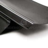 Anderson Composites 15-18 Ford Mustang Type-OE Double Sided Carbon Fiber Decklid - Burkken Auto Parts