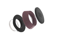 K&N Universal Rubber Filter 0.75in FLG 4.0625in OD 2.1875in Height - Burkken Auto Parts