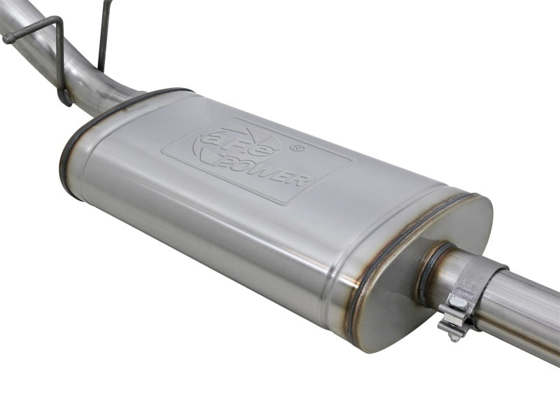 aFe MACH Force-Xp 3.0in 304 SS Cat-Back Exhaust w/ Black Tip 17-18 GM Colorado/Canyon - Burkken Auto Parts