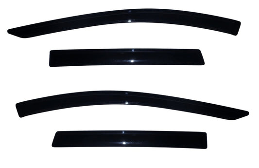 AVS 13-18 Ford Escape Ventvisor Outside Mount Window Deflectors 4pc - Smoke - Burkken Auto Parts