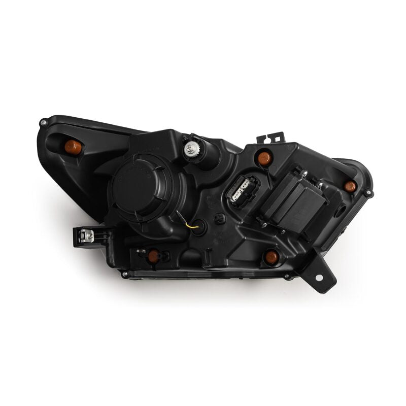 AlphaRex 15-17 Ford Mustang NOVA LED Proj HL Alpha-Black w/Activ Light/Seq. Signal + Switchback DRL - Burkken Auto Parts