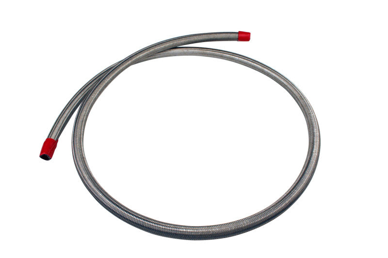 Aeromotive SS Braided Fuel Hose - AN-08 x 4ft - Burkken Auto Parts
