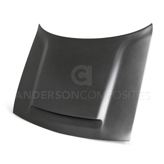 Anderson Composites 2018 Dodge Demon Type-OE Dry Carbon Fiber Hood - Burkken Auto Parts
