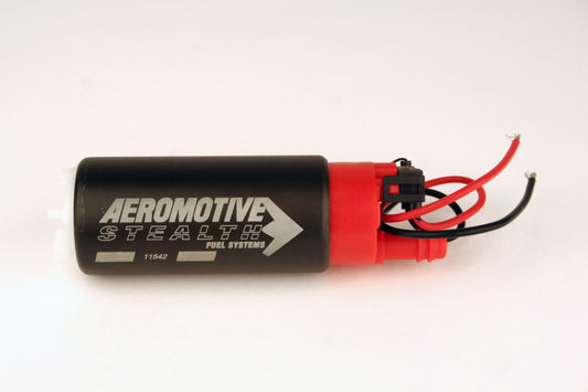 Aeromotive 340 Series Stealth In-Tank E85 Fuel Pump - Offset Inlet - Inlet Inline w/Outlet - Burkken Auto Parts