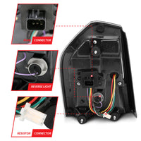 ANZO 11-14 Chrysler 300 LED Taillights Black w/ Sequential - Burkken Auto Parts