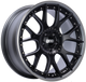 BBS CH-RII 22x10.5 5x112 ET15 Satin Black Center Platinum Lip SS Rim Prot Wheel - 82mm PFS Req
