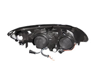 ANZO 2004-2005 Honda Civic Projector Headlights w/ Halo Black - Burkken Auto Parts