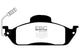EBC 98 Mercedes-Benz M-Class (ML) ML320 3.2 Redstuff Front Brake Pads - Burkken Auto Parts