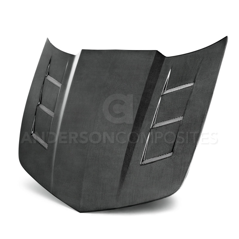 Anderson Composites 10-13 Chevy Camaro TSII-style Carbon Fiber Hood - Burkken Auto Parts