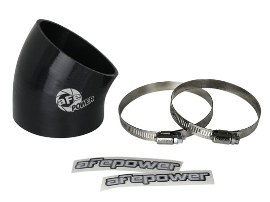 aFe MagnumFORCE Air Intake System Spare Parts Kit 3-1/2in ID x 30 Deg. Silicone Elbow Coupler -Black - Burkken Auto Parts