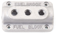 Edelbrock Fuel Block Triple As Cast - Burkken Auto Parts