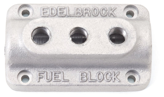 Edelbrock Fuel Block Triple As Cast - Burkken Auto Parts
