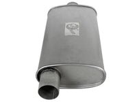 aFe Scorpion Replacement Alum Steel Muffler Double Layer 2-1/2in In/Out Center/Offset 18inL x9inW - Burkken Auto Parts