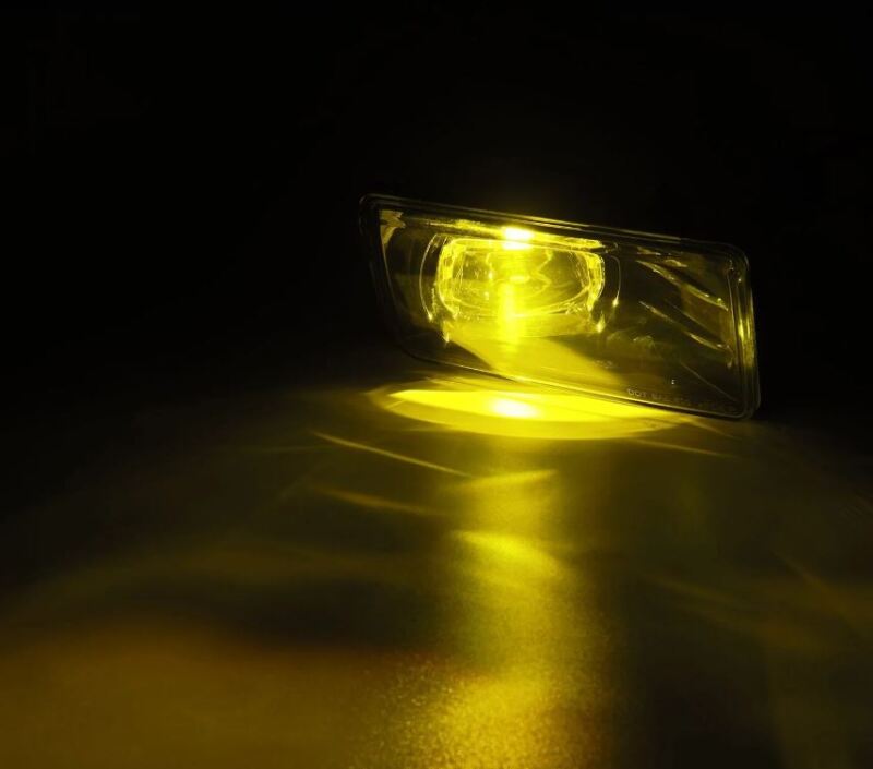 AlphaRex 07-13 Chevrolet Silverado/04-17 Tahoe DoubleTap Dual Color LED Proj Fog Lights - Wt/Ambr - Burkken Auto Parts