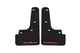 Grimmspeed 22-25 Subaru WRX Mudflaps - Black w/ Red Lettering