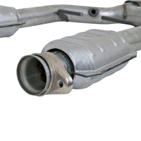 BBK 96-04 Mustang 4.6 GT / Cobra Short Mid H Pipe w Catalytic Converters 2-1/2 For Long Tube Headers - Burkken Auto Parts