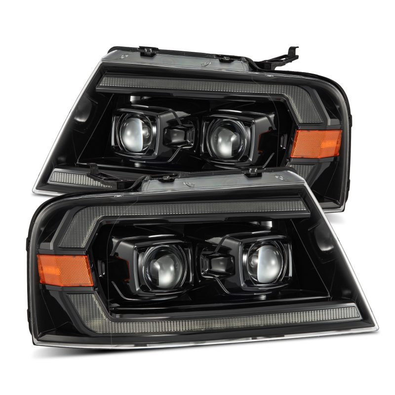 AlphaRex 04-08 Ford F150 Chrome LUXX Series Projector headlights - Burkken Auto Parts