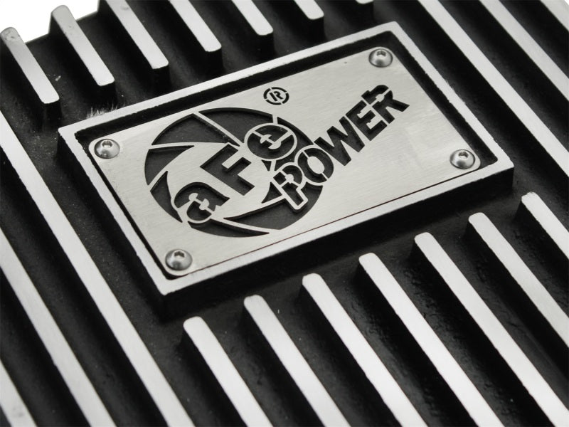 aFe Power Transmission Pan Black Machined 09-14 Ford 6R80 F-150 Trucks - Burkken Auto Parts