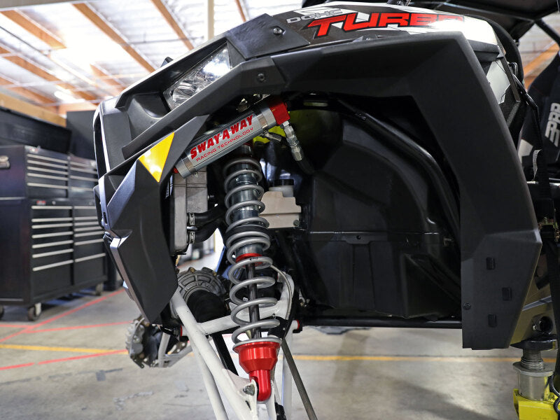 aFe 14-16 Polaris RZR 925/1000cc Sway-A-Way 2.5 Front Coilover Kit w/ Remote Reservoirs and Comp Adj - Burkken Auto Parts