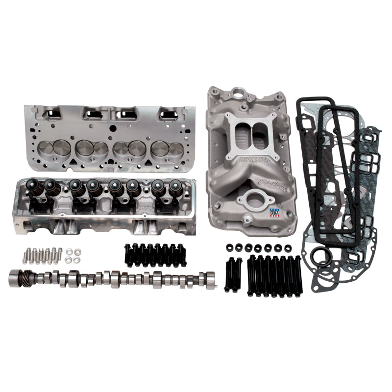 Edelbrock 435Hp Total Power Package Top-End Kit for Use On 1955 And Later SB-Chevy - Burkken Auto Parts