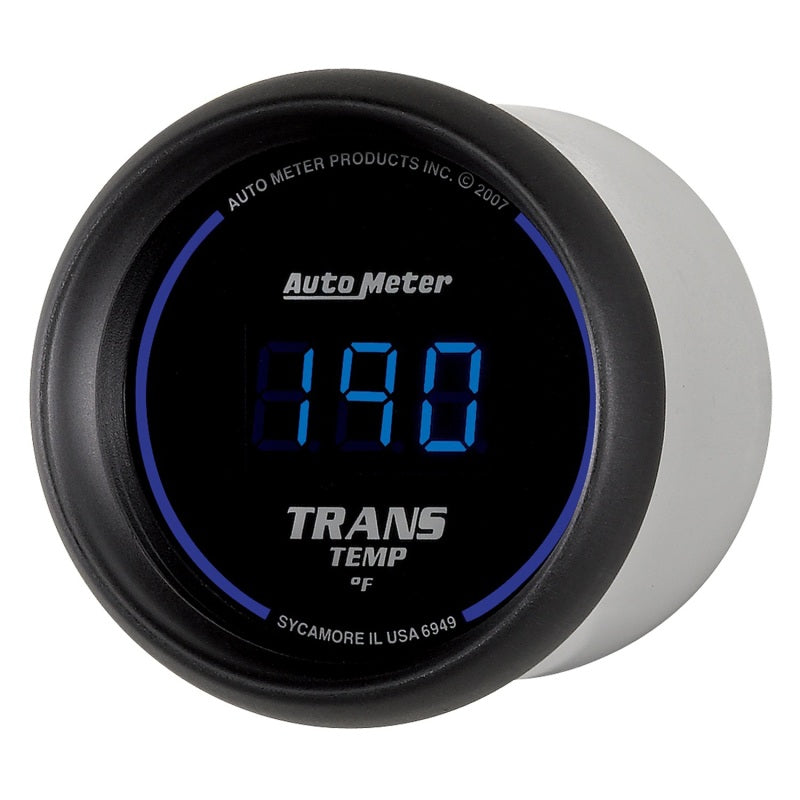 Autometer 52.4mm Black Digital Trans Temperature Gauge - Burkken Auto Parts